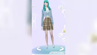 RAINBOW SIMS CAS Challenge: BLUE #shorts