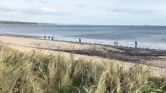 Beach vlog || Beach in Kirkcaldy | Telugu vlogs