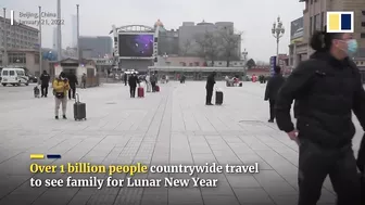 China’s Omicron outbreaks dampening Lunar New Year travels