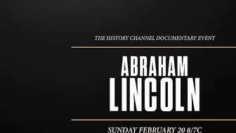 ABRAHAM LINCOLN Official Trailer – The HISTORY Channel 3-Night Event