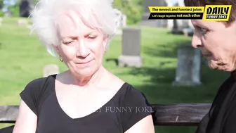 Funny joke ; an interview with an 80 year old about to have her 4th husband