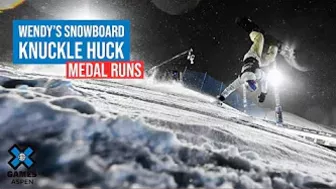 Wendy’s Snowboard Knuckle Huck: MEDAL RUNS | X Games Aspen 2022