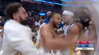 ???? STEPHEN CURRY FIRST CAREER Game-Winning #TissotBuzzerBeater