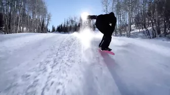 ZEB POWELL: Wendy’s Snowboard Knuckle Huck Trick Tip | X Games Aspen 2022