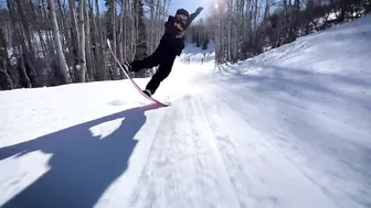 ZEB POWELL: Wendy’s Snowboard Knuckle Huck Trick Tip | X Games Aspen 2022