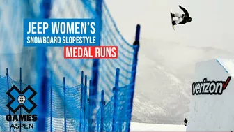 Jeep Women’s Snowboard Slopestyle: MEDAL RUNS | X Games Aspen 2022