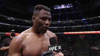 UFC 270: Francis Ngannou Octagon Interview