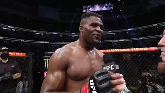 UFC 270: Francis Ngannou Octagon Interview