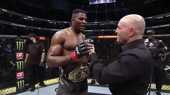 UFC 270: Francis Ngannou Octagon Interview