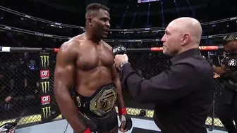 UFC 270: Francis Ngannou Octagon Interview