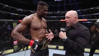 UFC 270: Francis Ngannou Octagon Interview