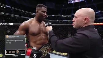 UFC 270: Francis Ngannou Octagon Interview