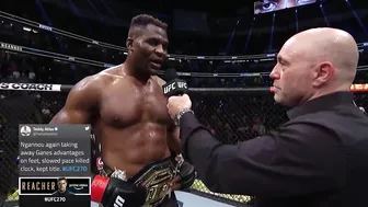 UFC 270: Francis Ngannou Octagon Interview