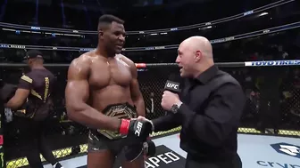 UFC 270: Francis Ngannou Octagon Interview