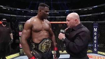 UFC 270: Francis Ngannou Octagon Interview