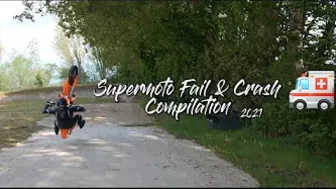 Supermoto Fail & Crash Compilation 2021 ????