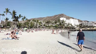 Gran Canaria Anfi del Mar Beach walk | Spain 4K| Best beaches | Beach Walk Tours