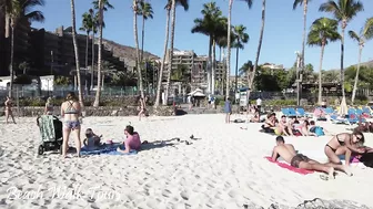 Gran Canaria Anfi del Mar Beach walk | Spain 4K| Best beaches | Beach Walk Tours