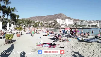 Gran Canaria Anfi del Mar Beach walk | Spain 4K| Best beaches | Beach Walk Tours