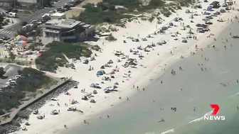 Shark sightings along Victoria’s peninsula cause beach closures | 7NEWS