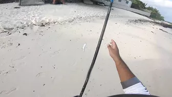 Quick Shore Casting at Blue Bay- Beach Fishing in Mauritius 2022..