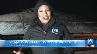 Dozens find places to sled across Virginia Beach with sledding at Mount Trashmore banned