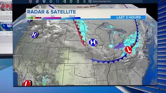 A blanket of snow and ice impacts travel