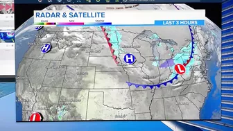 A blanket of snow and ice impacts travel