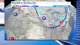 A blanket of snow and ice impacts travel