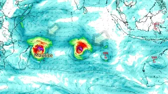 Track of Upcoming Tropical Cyclone For Maurice By Models - 23 Jan, 2022