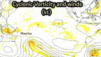 Track of Upcoming Tropical Cyclone For Maurice By Models - 23 Jan, 2022