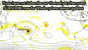 Track of Upcoming Tropical Cyclone For Maurice By Models - 23 Jan, 2022