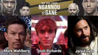 Celebrities and Fighters At UFC 270 (Mark Wahlberg, Jared Leto, Mike Tyson, Josh Richards, etc)