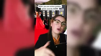 POV: you’re a celebrity on the red carpet asmr #asmr #povasmr #roleplayasmr #goldenglobes