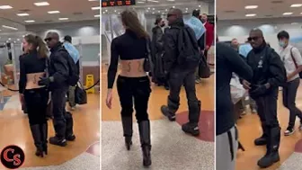 Kanye West And Julia Fox Spotted At The Airport (VIDEO) - 2022