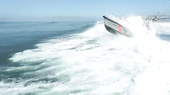 Coast Guard Charging Ocean Beach 1-24-22 #coastguard #surf #sanfrancisco