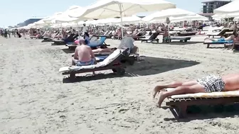 Part 2 Plaja Merlin Beach, Relaxation, Sea, Sun, 4K video, Bikini Beach, Romania Mamaia Beach.