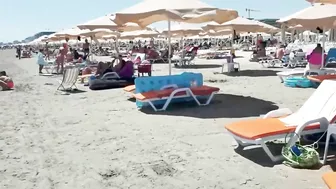 Part 2 Plaja Merlin Beach, Relaxation, Sea, Sun, 4K video, Bikini Beach, Romania Mamaia Beach.