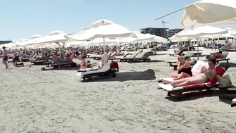 Part 2 Plaja Merlin Beach, Relaxation, Sea, Sun, 4K video, Bikini Beach, Romania Mamaia Beach.