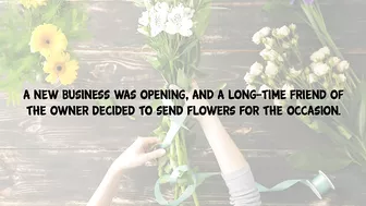 Funny Joke - Sending Flowers To Your Friends Grand Opening