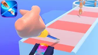 FANCY NAILS game MAX LEVEL SCORE ????????‍???????????? Gameplay All Levels Walkthrough iOS Android New Game Fun 3D