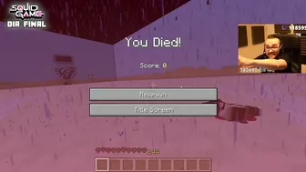 MUERTE DE ELXOKAS ULTIMO JUGADOR de Minecraft Squid Game