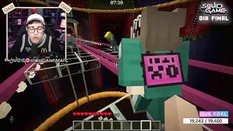 MUERTE DE JUAN | 14avo Jugador Eliminado del Dia 6 de Minecraft Squid Game