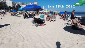 ???????? Summer ☀️????️  Rio de Janeiro - Brasil - Relaxing Leblon Beach Walk 4K