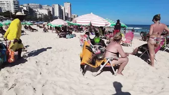 ???????? Summer ☀️????️  Rio de Janeiro - Brasil - Relaxing Leblon Beach Walk 4K