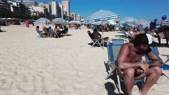 ???????? Summer ☀️????️  Rio de Janeiro - Brasil - Relaxing Leblon Beach Walk 4K