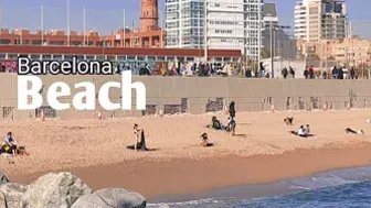 Barcelona Beach Walk Tour Short Update on January 2022