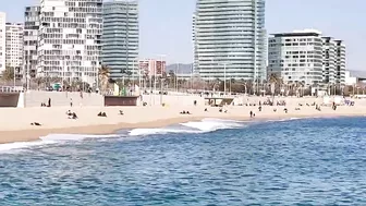 Barcelona Beach Walk Tour Short Update on January 2022