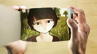 Lost in the woods | Minecraft anime Ep 27 - FLIPBOOK