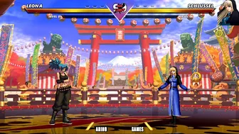 KOF BALL Z! LEONA VS GOENIKO! INSANE BATTLE! KOF ARINO GAMES!